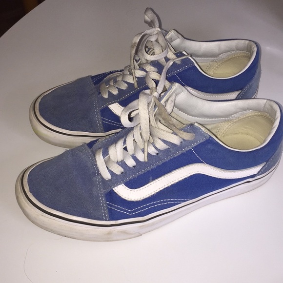 two tone blue vans
